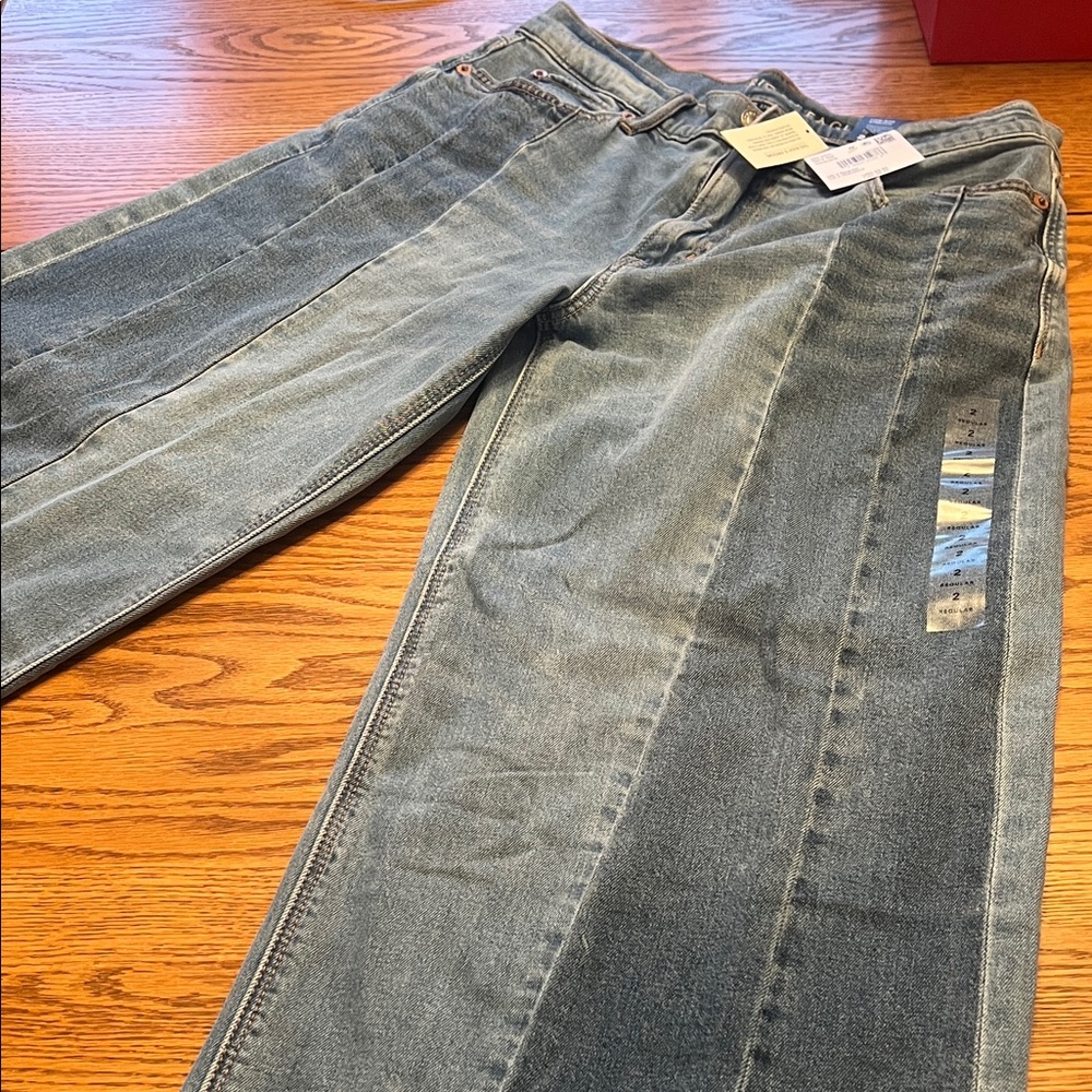 American Eagle Stretch Patchwork Low Rise Ultra W… - image 7